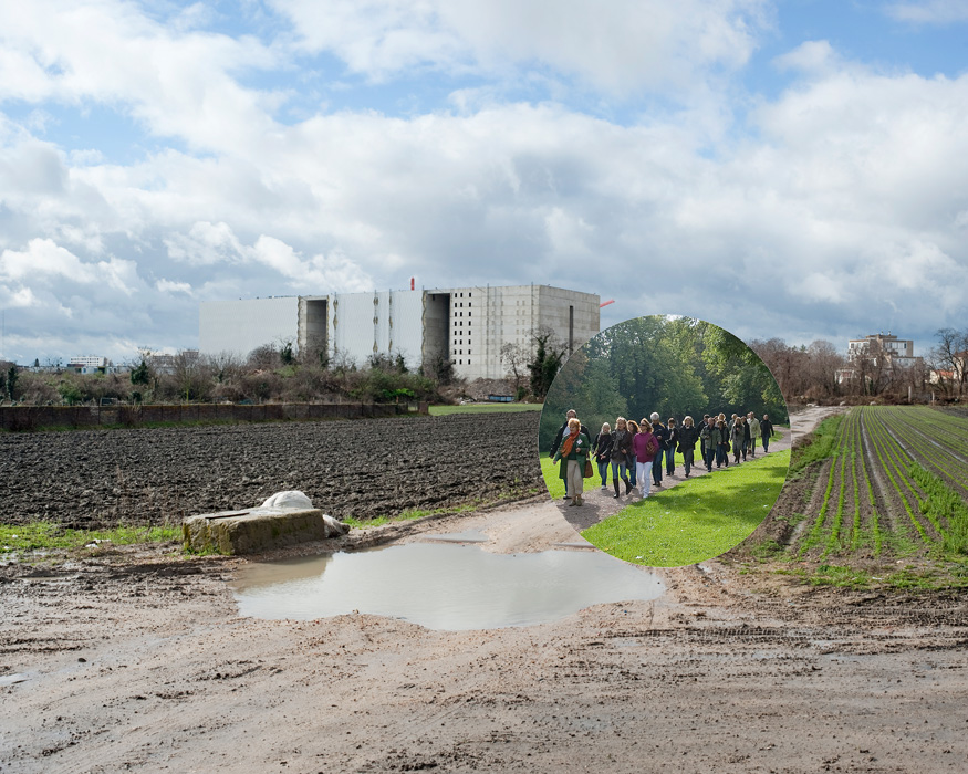 « j’ai été là » / collages photographiques, 2013.