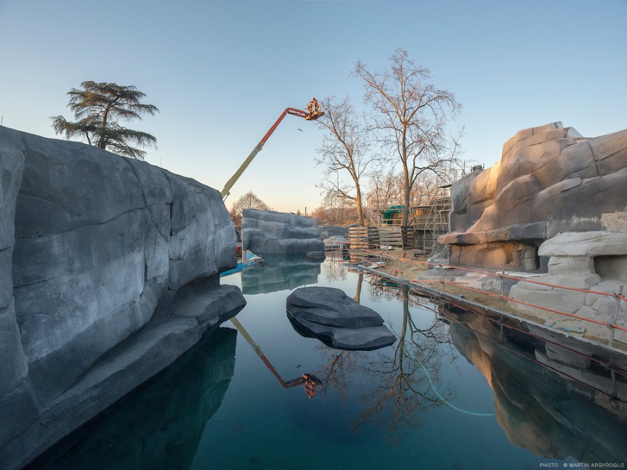 chantier du Parc zoologique de Paris (zoo de Vincennes) - 11/12/2013