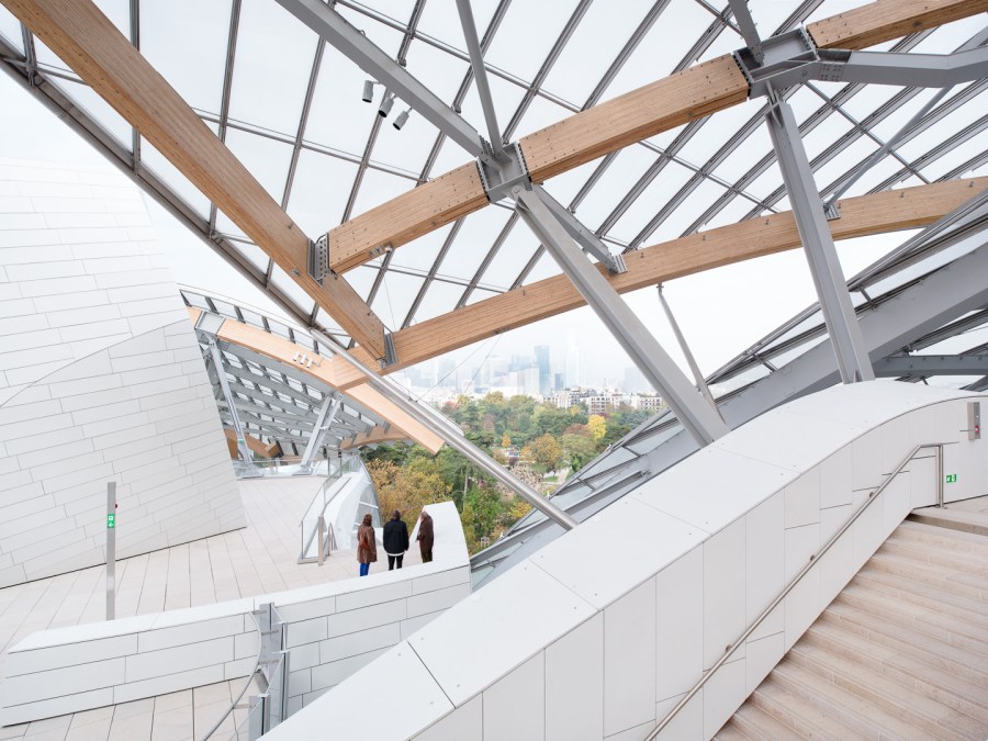 Fondation d'entreprise Louis Vuitton. Architecte Frank Gehry