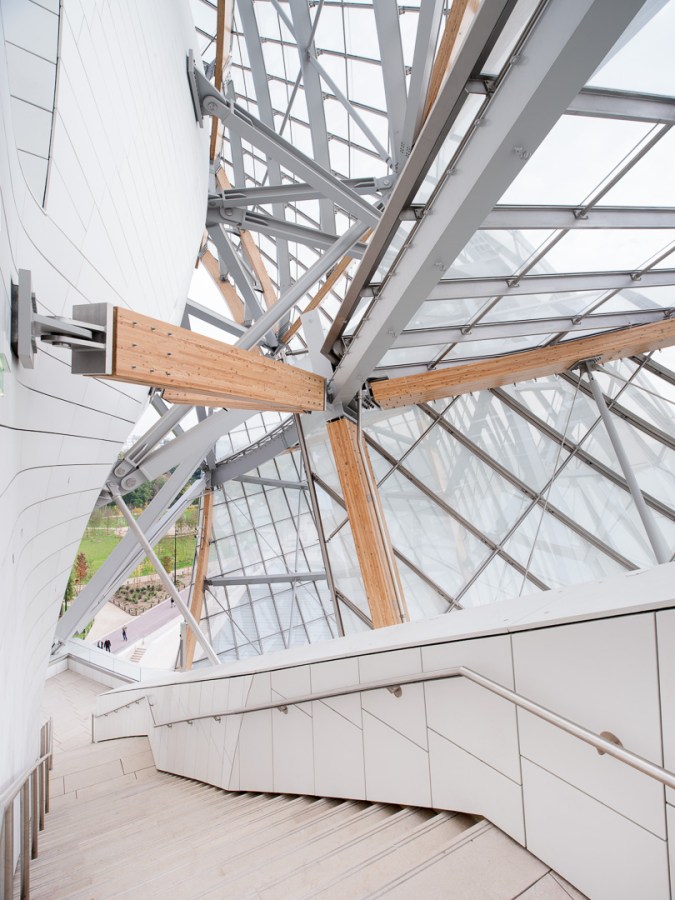 Fondation d'entreprise Louis Vuitton. Architecte Frank Gehry