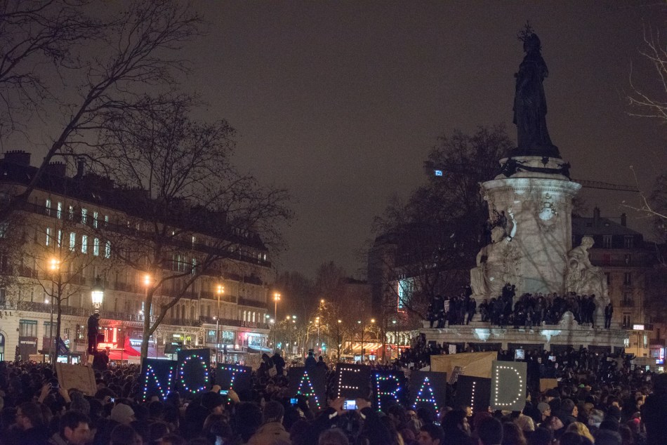Manifestation en soutien au journal Charlie Hebdo - Je suis Char