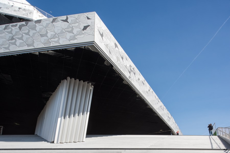 La Philharmonie de Paris, conçue par l'architecte Jean Nouvel,