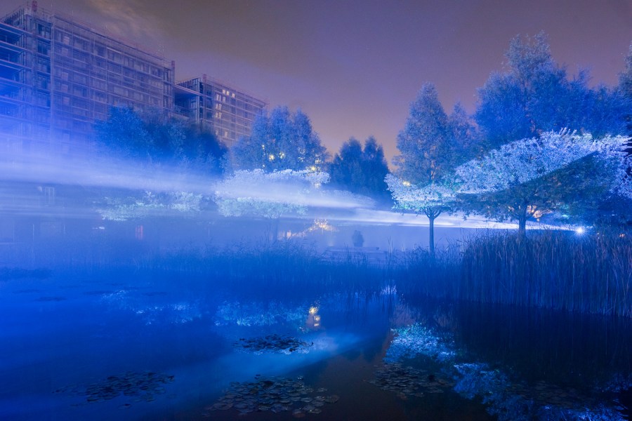 Nuit Blanche 2015 à Paris.