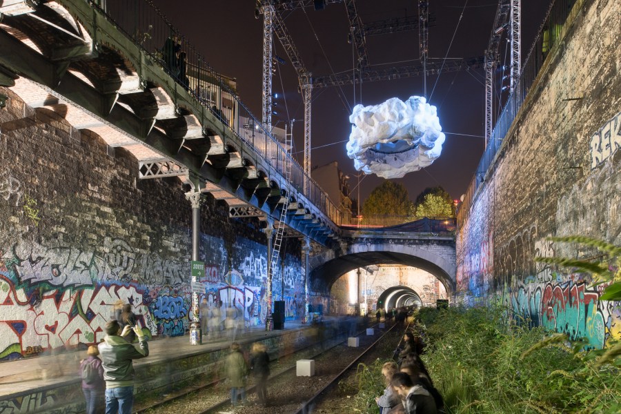 Nuit Blanche 2015 à Paris.